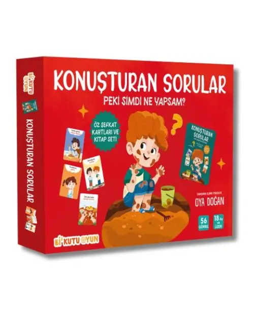 Konuşturan Sorular – Peki Şimdi Ne Yapsam? (Öz Şefkat Kartları ve Seti)