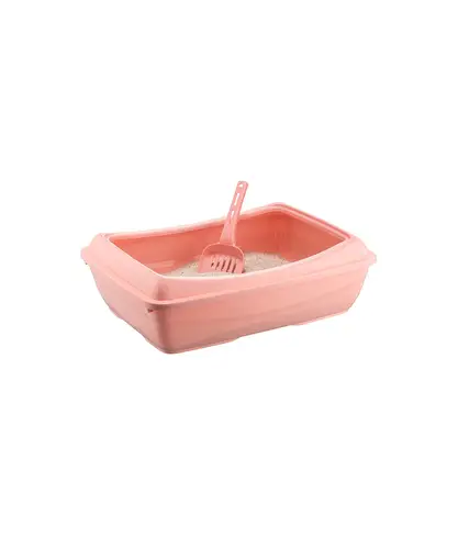 Açık Kedi Tuvalet Kum Kabı 12*37*50 cm Karışık Renklerde