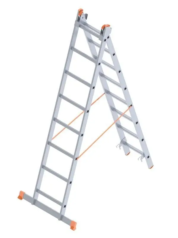 Saraylı 2X9 A Tipi Sürü Merdiven 4,94 Metre 3