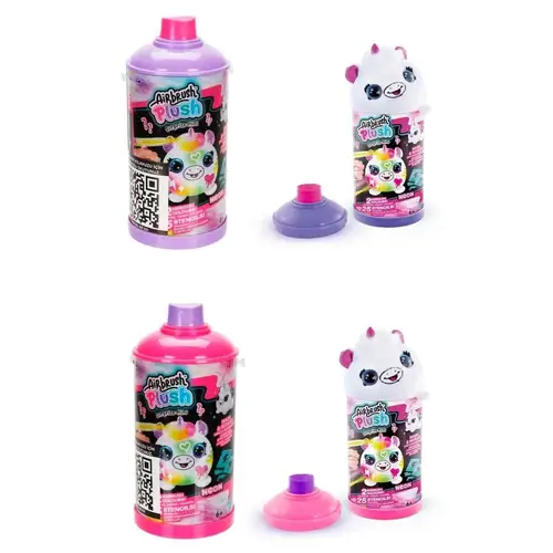 45521 SUN-CNL-HOBİ SET AIRBRUSH PLUSYSTERY MINI PLUSH NEON SERIES 2