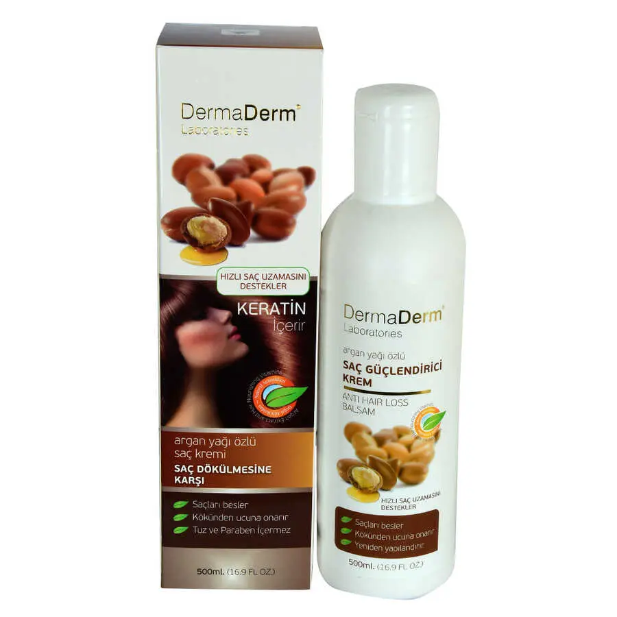 Argan Yağı Özlü i Keratinli (Tuz ve Paraben İçermez) 500 ML 3