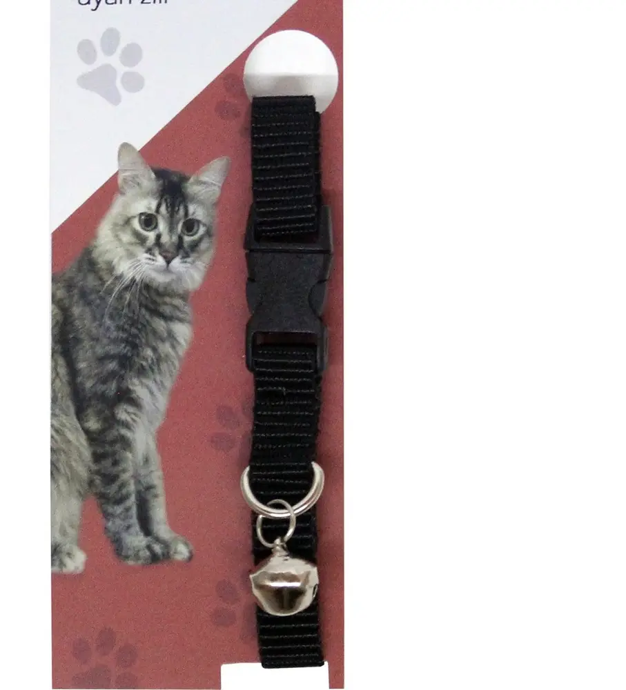 Elastik Ayarlanabilir Çıngıraklı Kedi Tasması 3