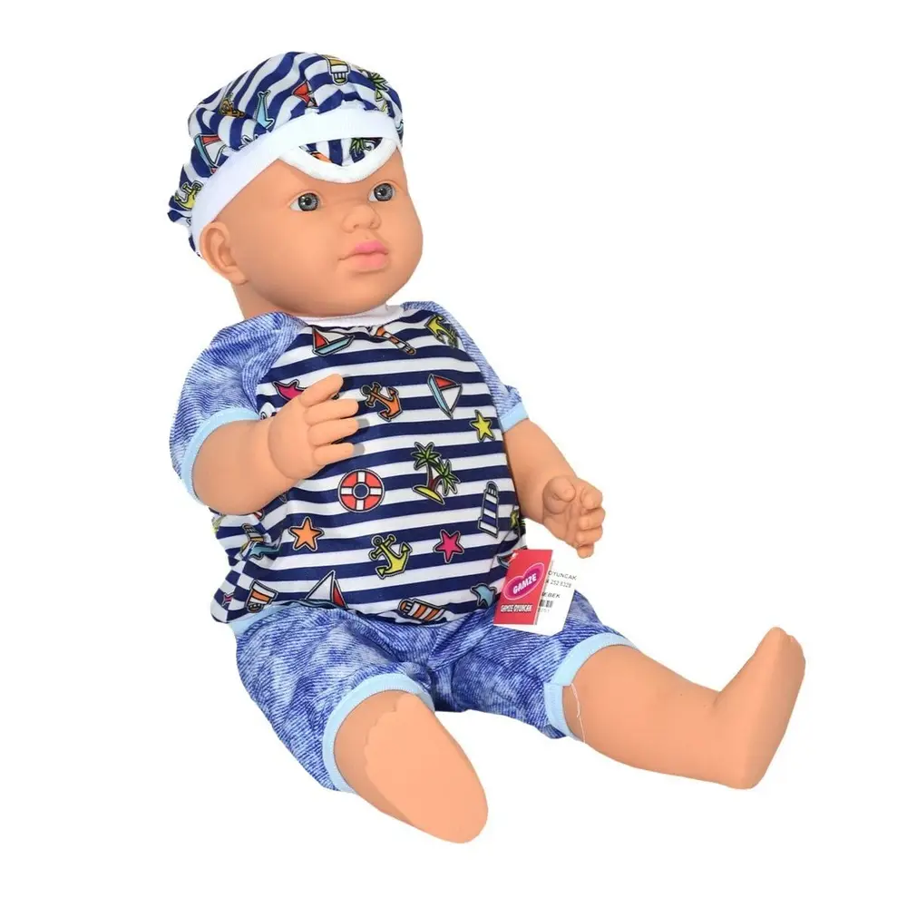 2251 Gamze, Konuşan Aliş Erkek Kel Bebek 55 cm 2
