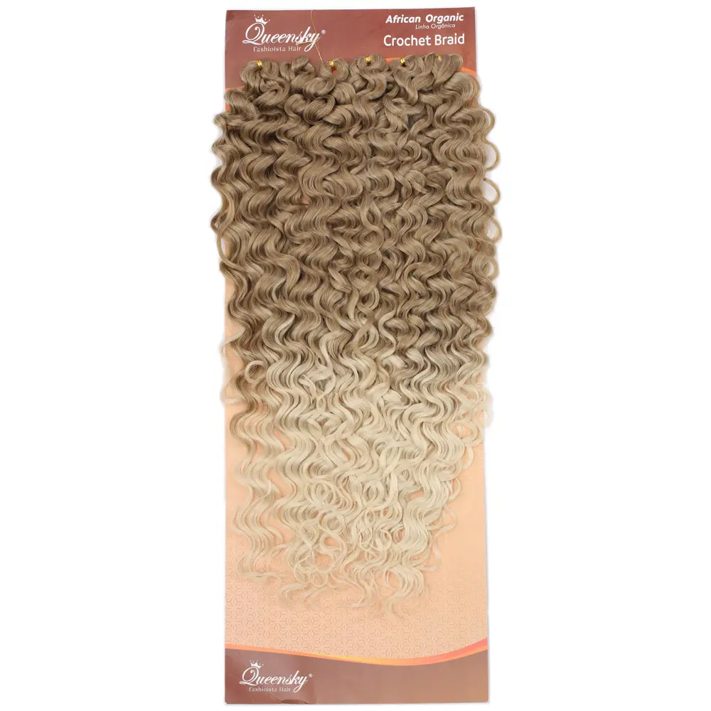 QueenSky Afro Daası / 75cm / 240gr / Kumral Platin Ombre