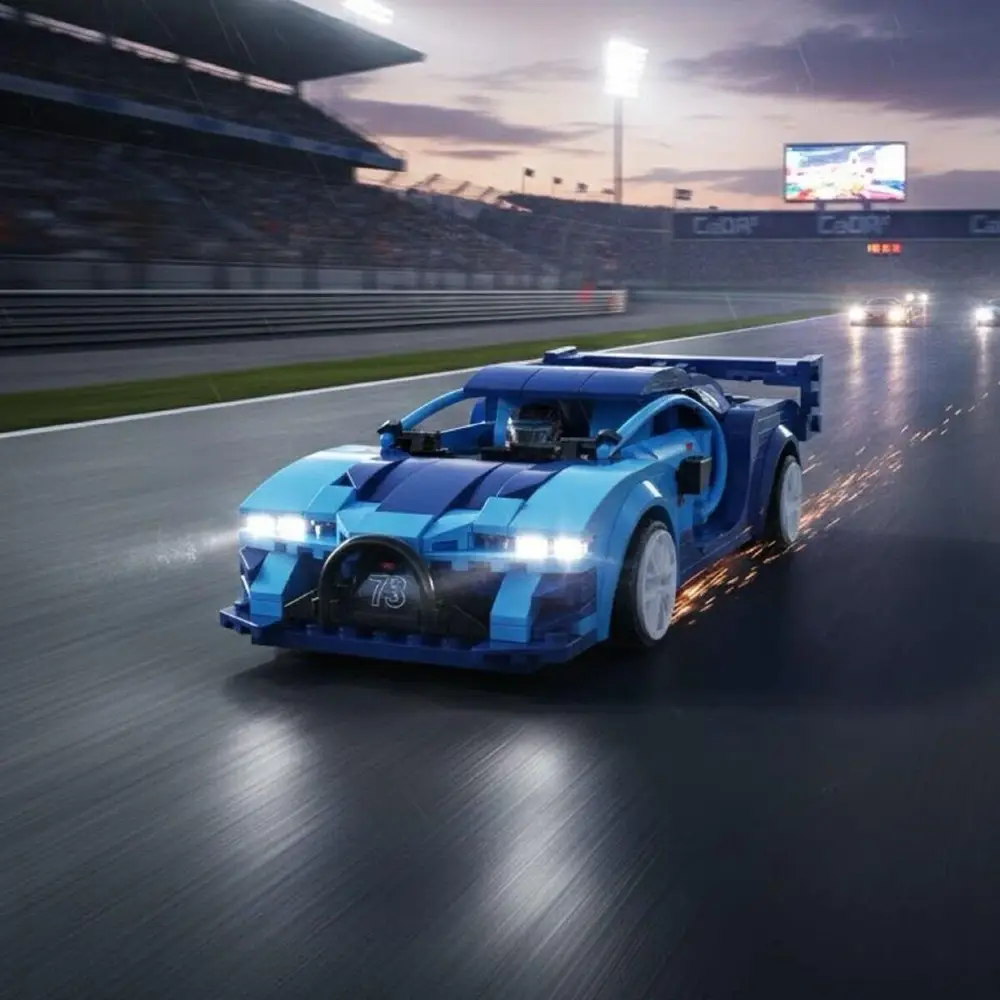 C51073W CADA BLUE RACE CAR 325 PARÇA BLK OYUNCAK 4