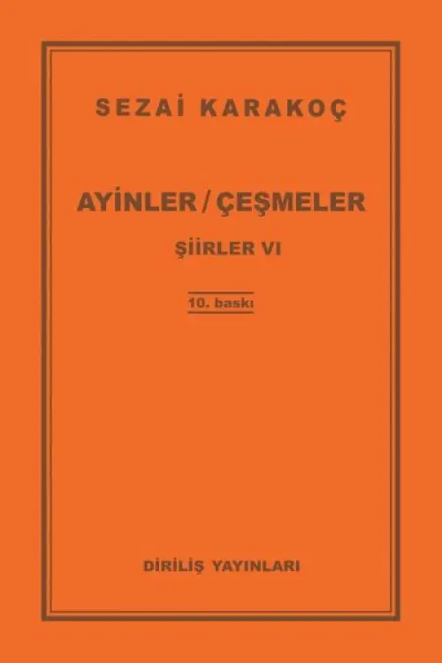 Şiirler 6 - Ayinler Çeşmeler