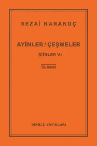 Şiirler 6 - Ayinler Çeşmeler
