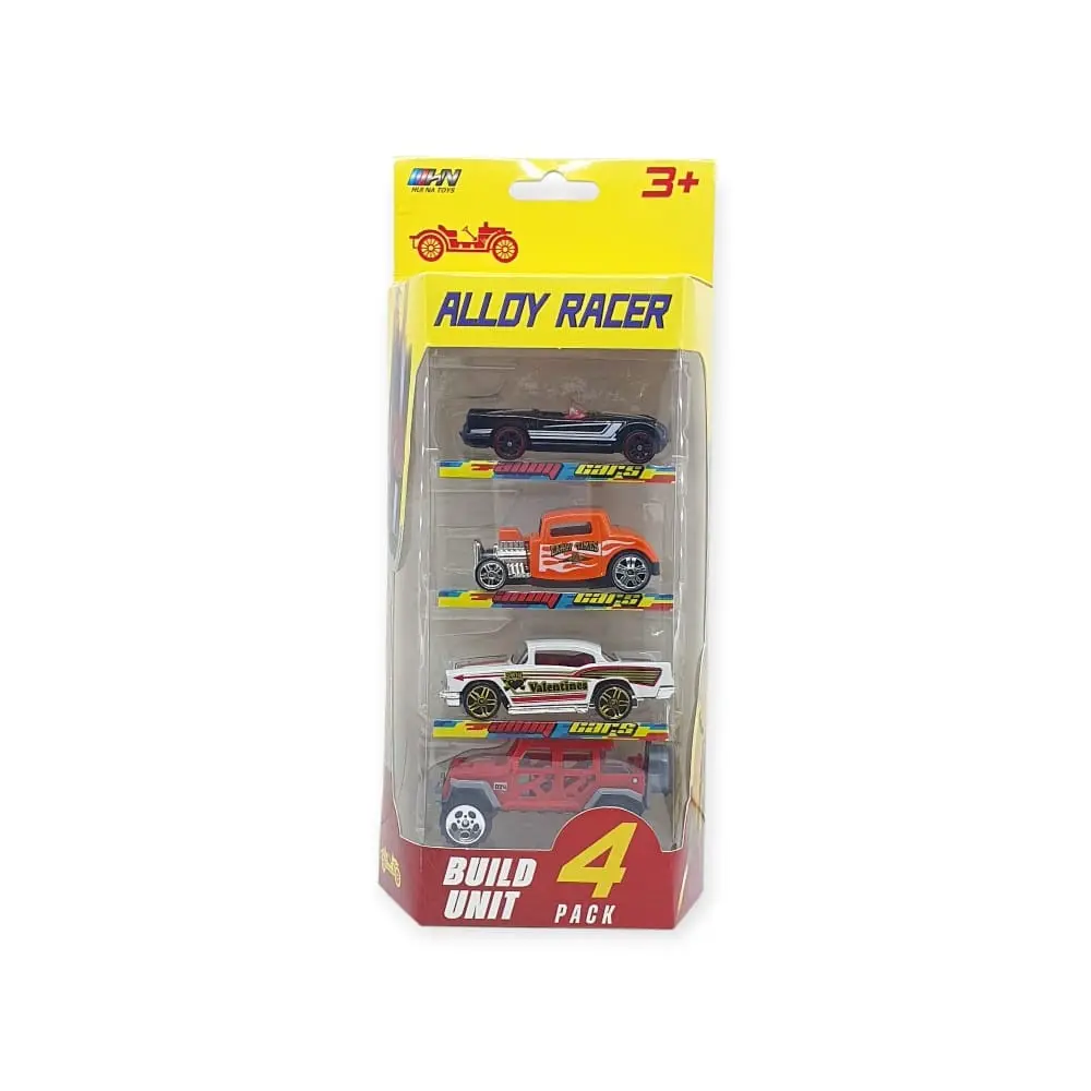 Alloy Racer 4'lü Araç Seti - 780-413 - 1 ADET 2