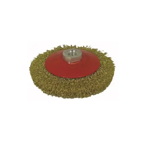 Partner 03033 M14 Vidalı Sarı Telli Fırça 125 mm