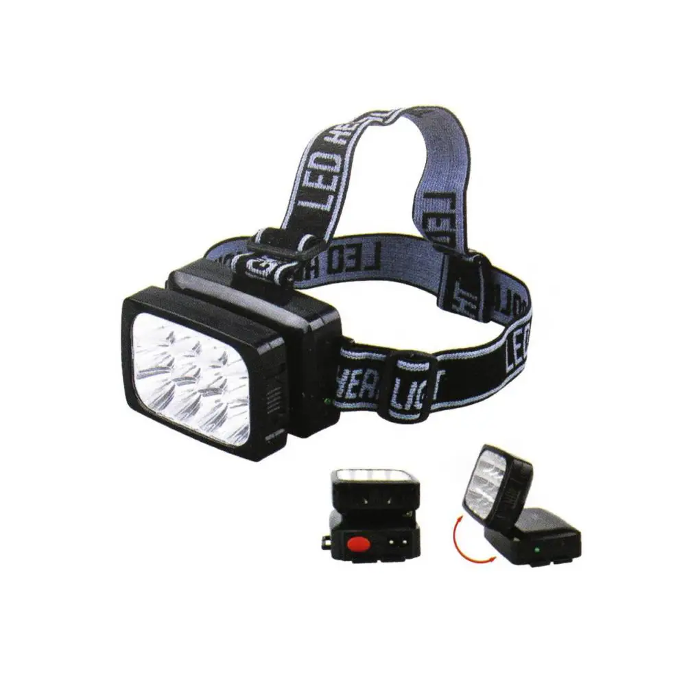 12 Ledli Güçlü Şarjlı Kafa Lambası WT-064 2