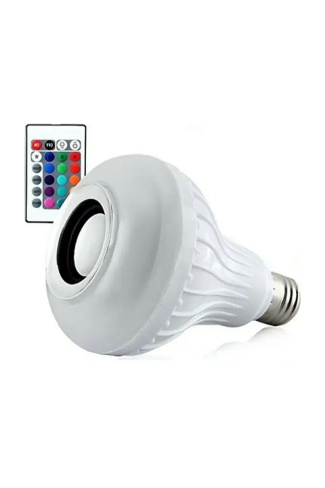 Kumandalı Bluetooth Disco Ampul RGB 4