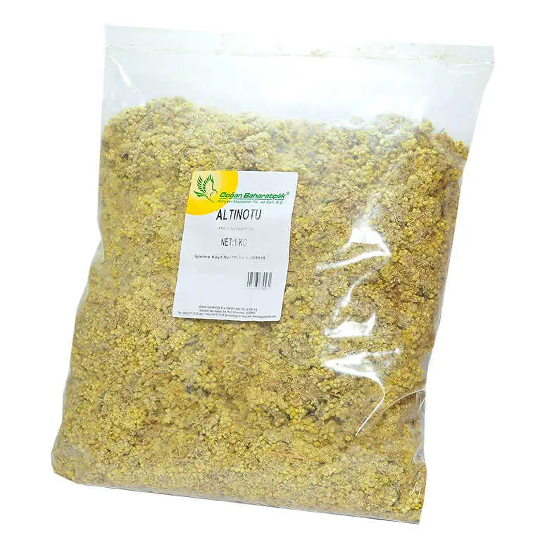 Altın Çiçeği Otu Doğal Ölmez Çiçek 1000 Gr Paket 3