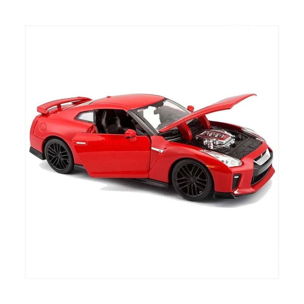 21082 Burago 1:24 Nissan GT-R 2017 Model Araba 3