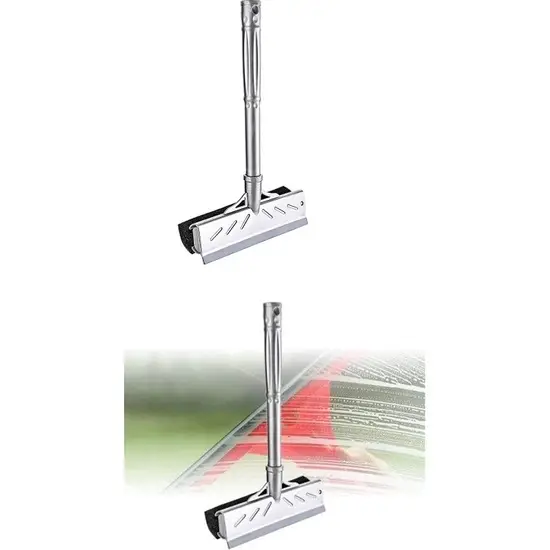 Çekçekli Pratik Cam Silme Aparatı Kısa - Kokulu 3