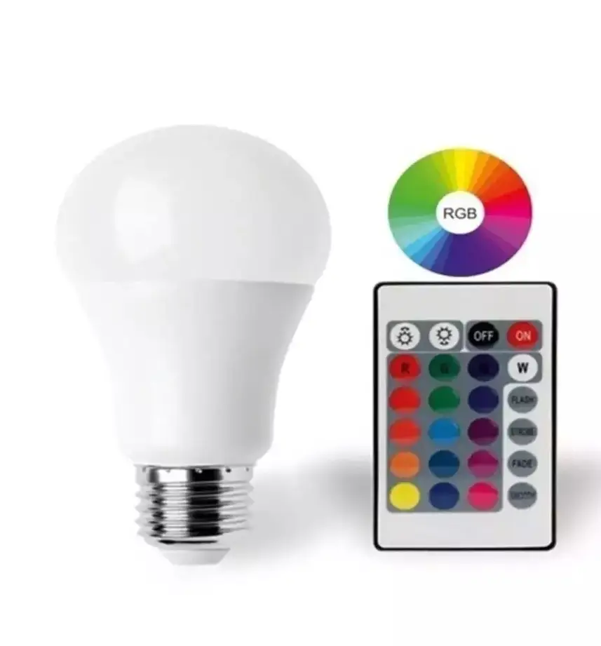 9W E27 RGB ve Beyaz Işık Kumandalı Ampul 3