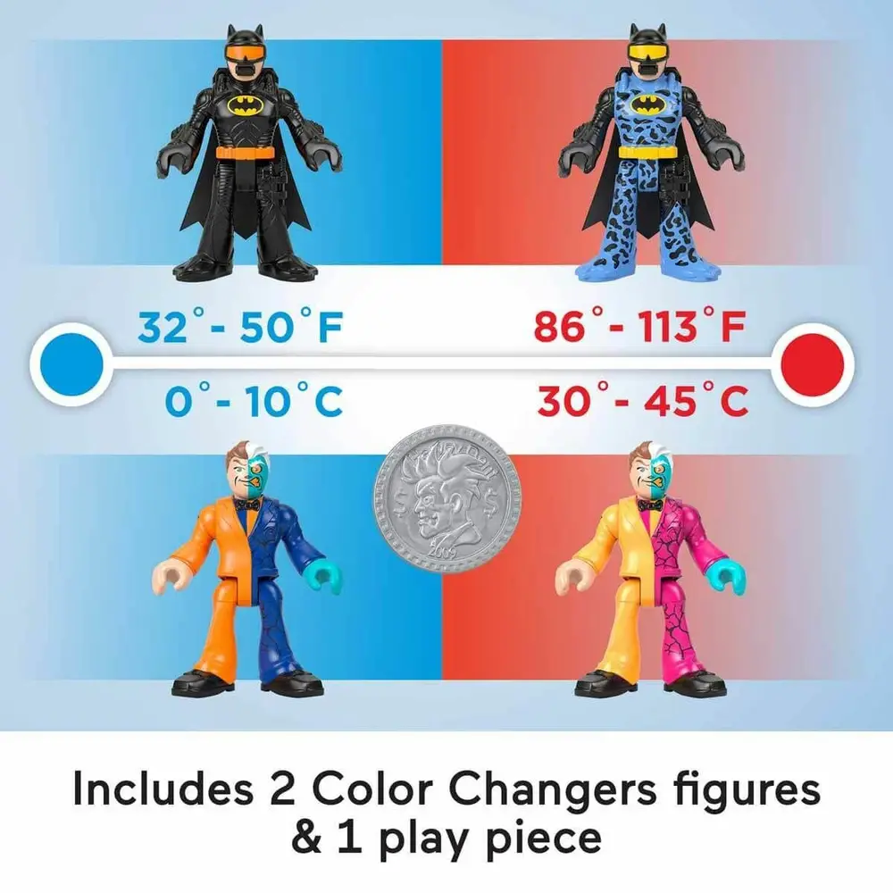 X60 Imaginext® DC Super Friends™Color s Temel Figür Seti 3