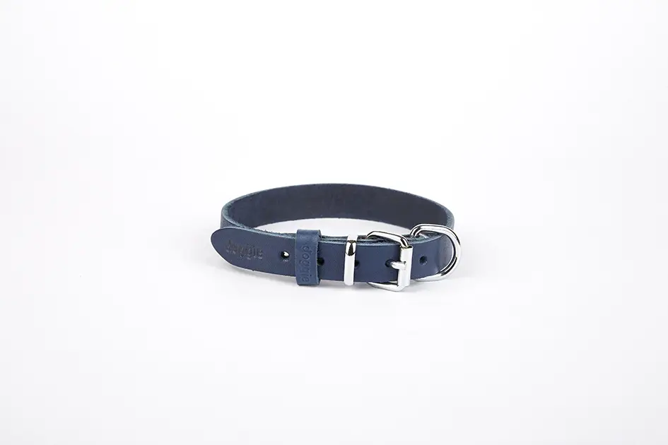 Deri El Yapımı Köpek Boyun Tasması 2x30-35 cm Mi