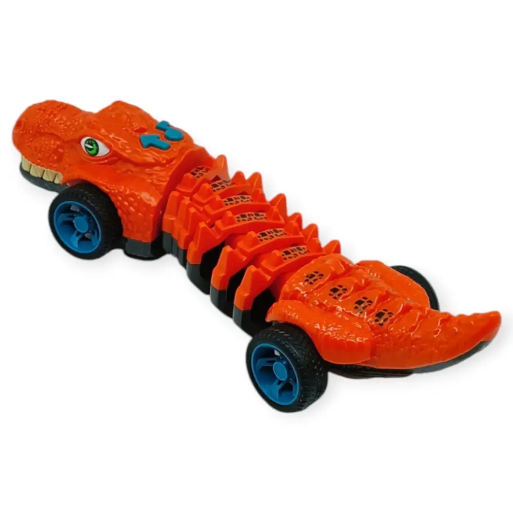 Timsah Araba - Otomatik Hareketli Sesli Işıklı 32 cm - Koyu Tcu Timsah - 1 ADET 4