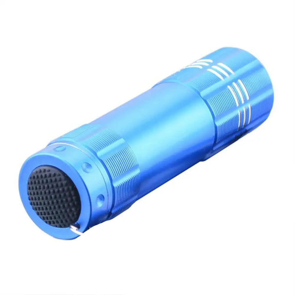 3 Adet 9 Ledli Metal Mini El Fener 5