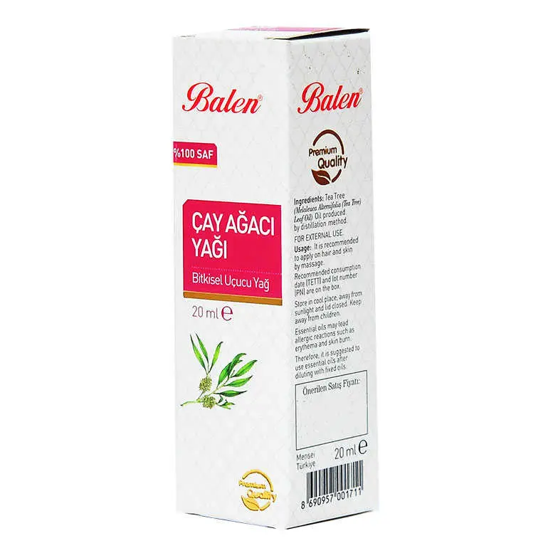 Çay Ağacı Yağı (Distilasyon) 20 ML Cam Şişe 4