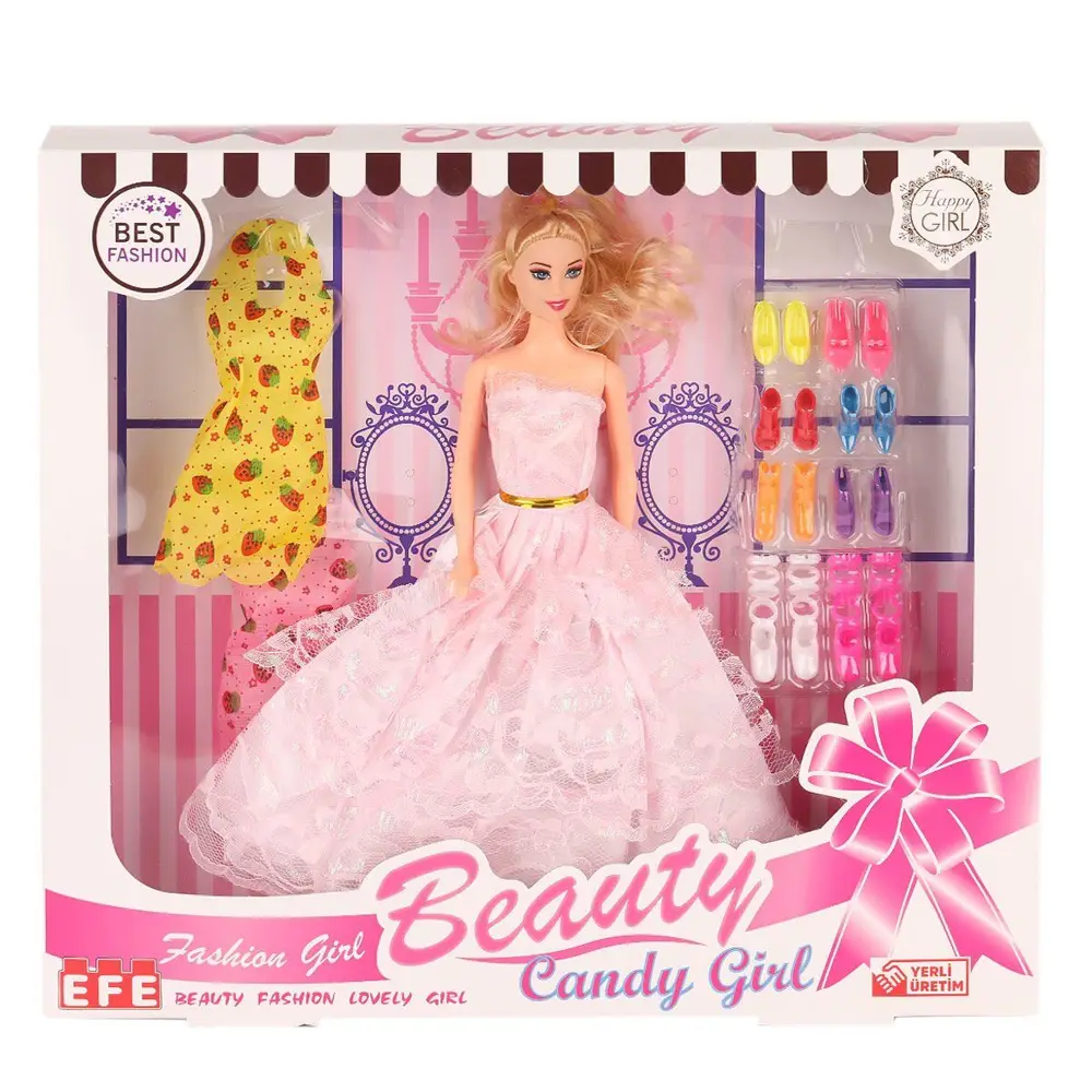 207 Ayakkabı Setli Candy Girl Bebek -Efe T 2