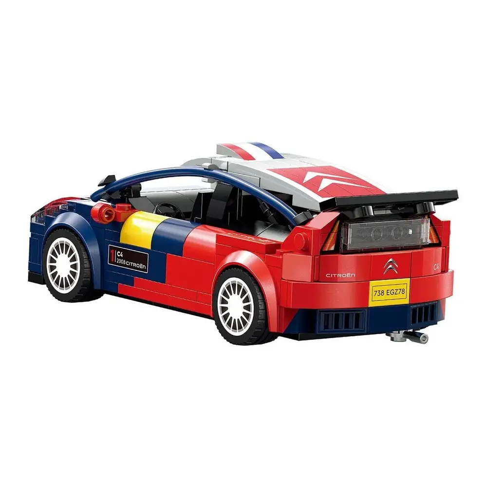 C5503W CADA CİTROEN C4 WRC 296 PARÇA BLK OYUNCAK 4