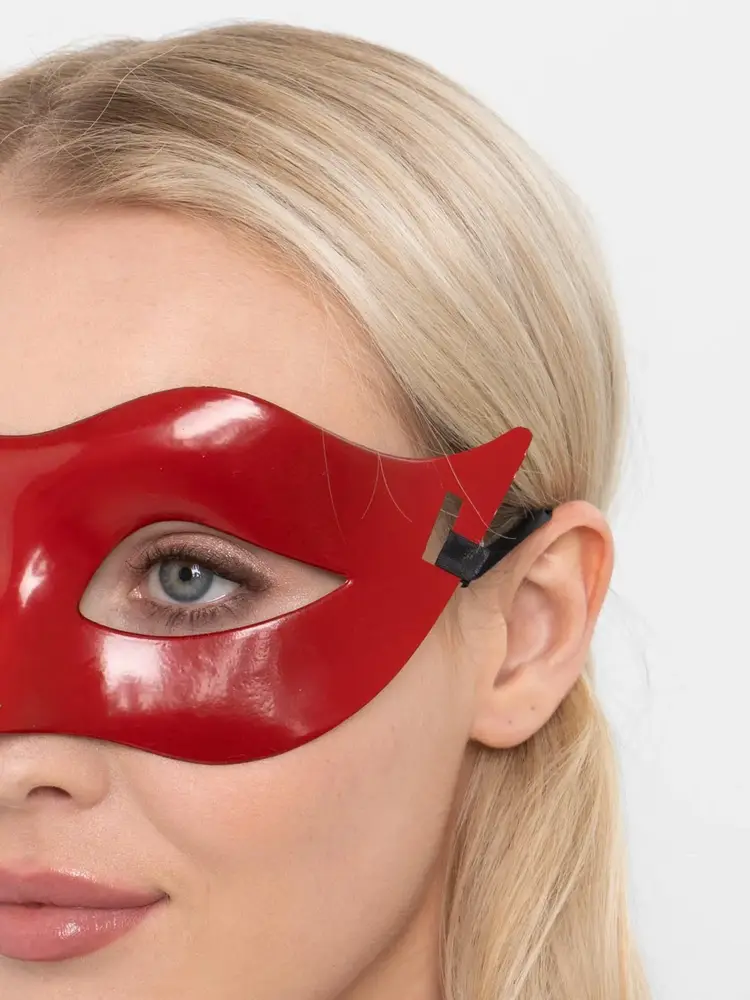 Kırmızı Renk Masquerade Kostüm Partisi Venedik B Maskesi 3