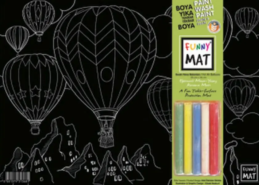 Funny Mat Black (Tebeşirli) Sıcak Ha Bnu 25X35 Cm