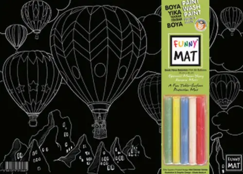 Funny Mat Black (Tebeşirli) Sıcak Ha Bnu 25X35 Cm