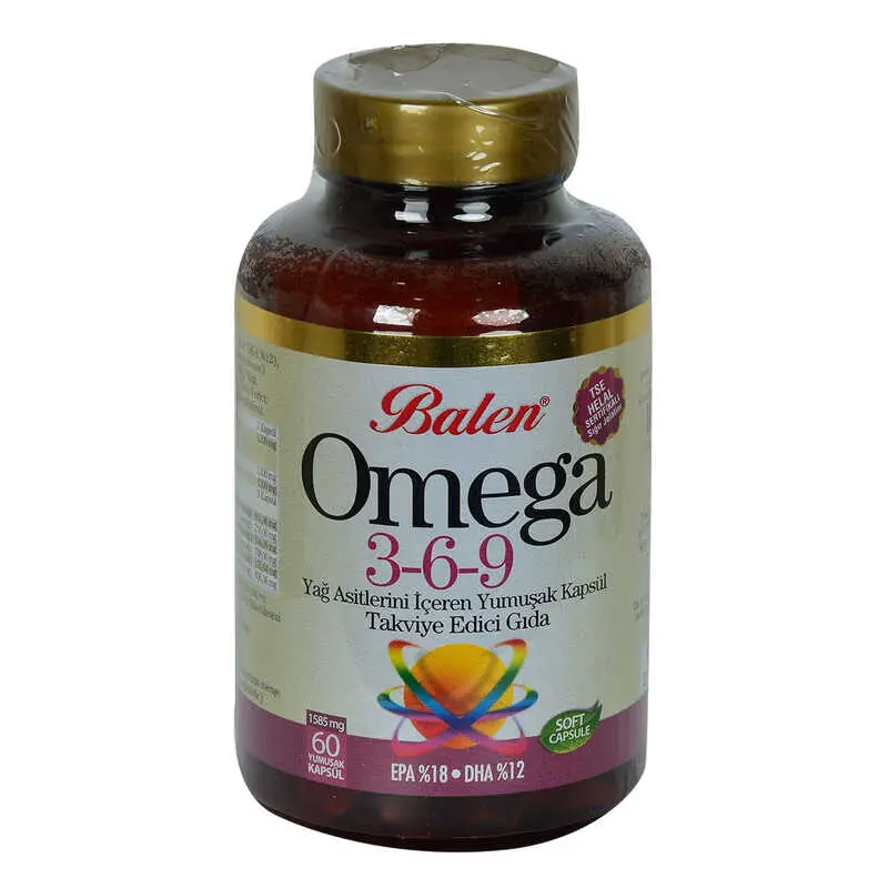 Omega 3-6-9 1585 Mg x 60 Yumuşak EPA-18 DHA-12