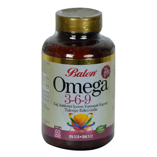 Omega 3-6-9 1585 Mg x 60 Yumuşak EPA-18 DHA-12