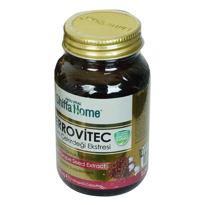 Shiffa Home Ferrovitec Üzüm Çekirdeği Ekstresi Diyet Takviyesi 710 Mg x 60 3