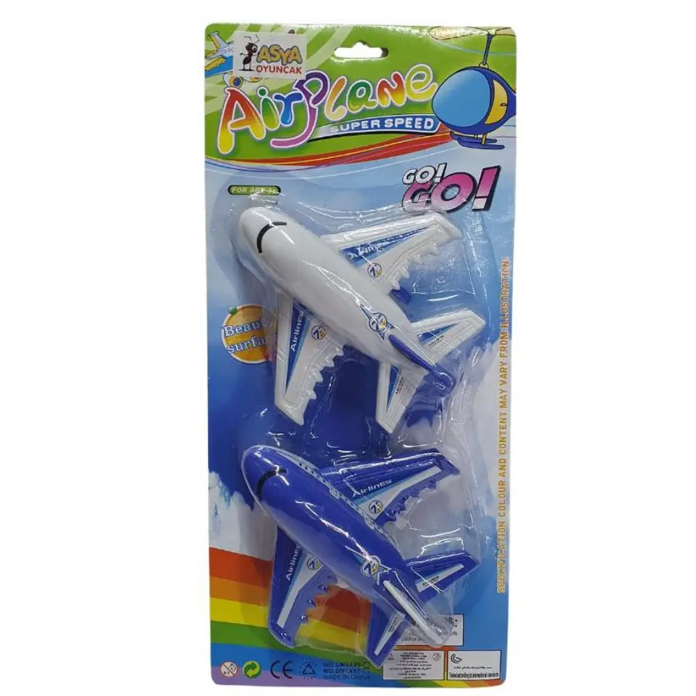 Yolcu Uçak 2'li Set 14 Cm - DM8895-4 - 1 ADET 2