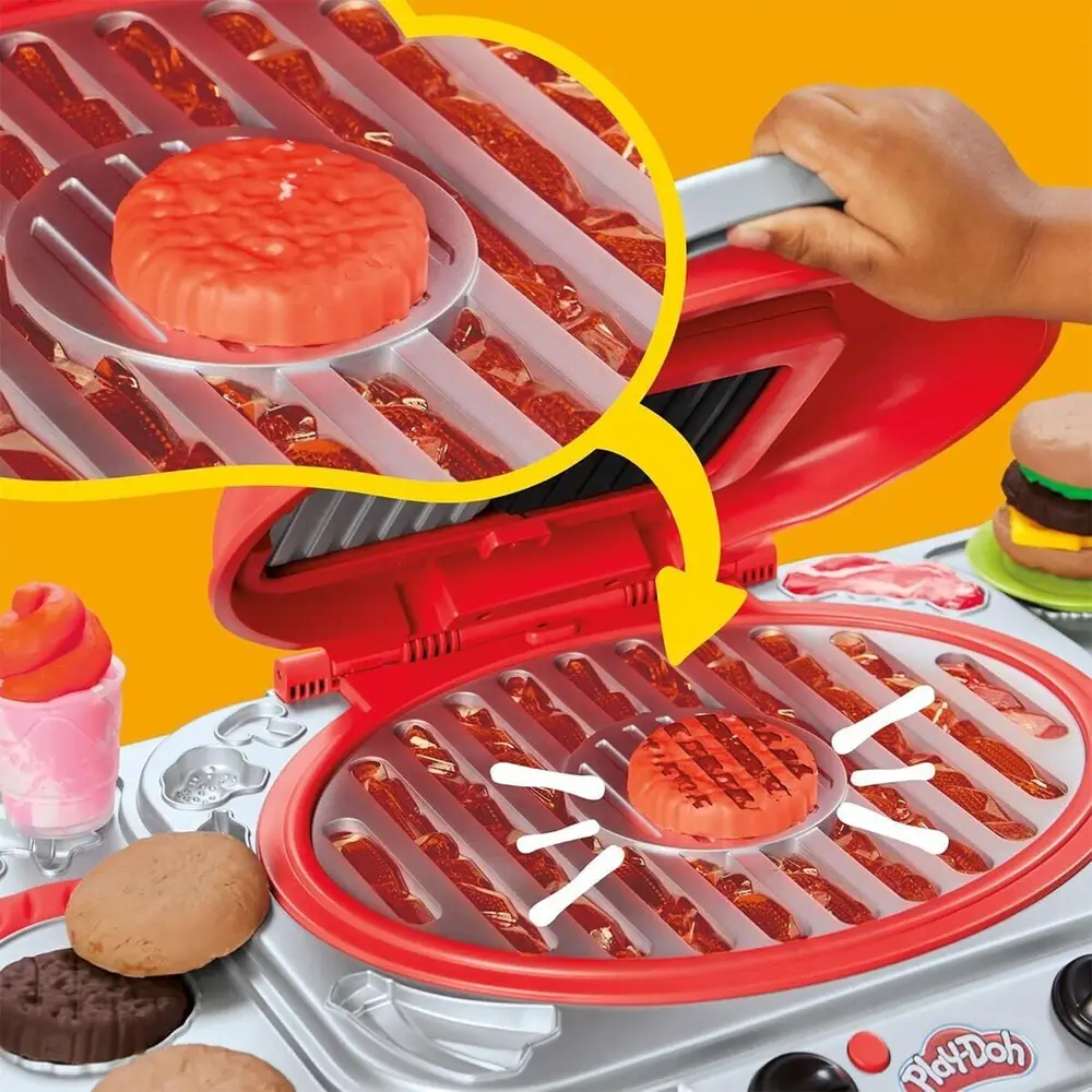G0500 Play-Doh Cızırtılı Izgara Oyun Seti +3 yaş 4