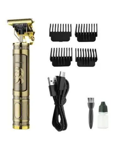 PS-033 Çelik Kasa Profesyonel T-bıçak Sakal Ense Ve Çizim Tıraş Makinesi