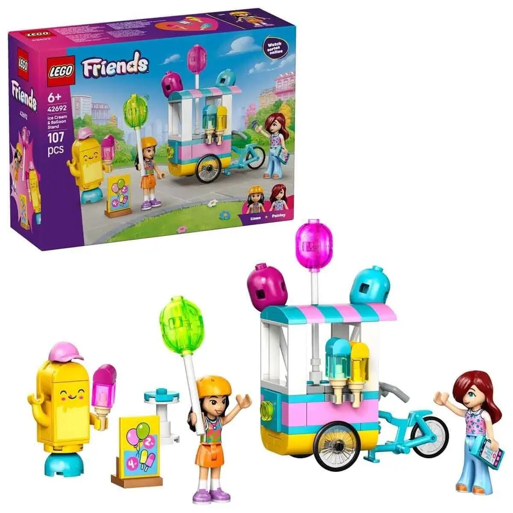 42692 Lego Friends Dondurma ve Bn Standı 107 parça +6 yaş 2
