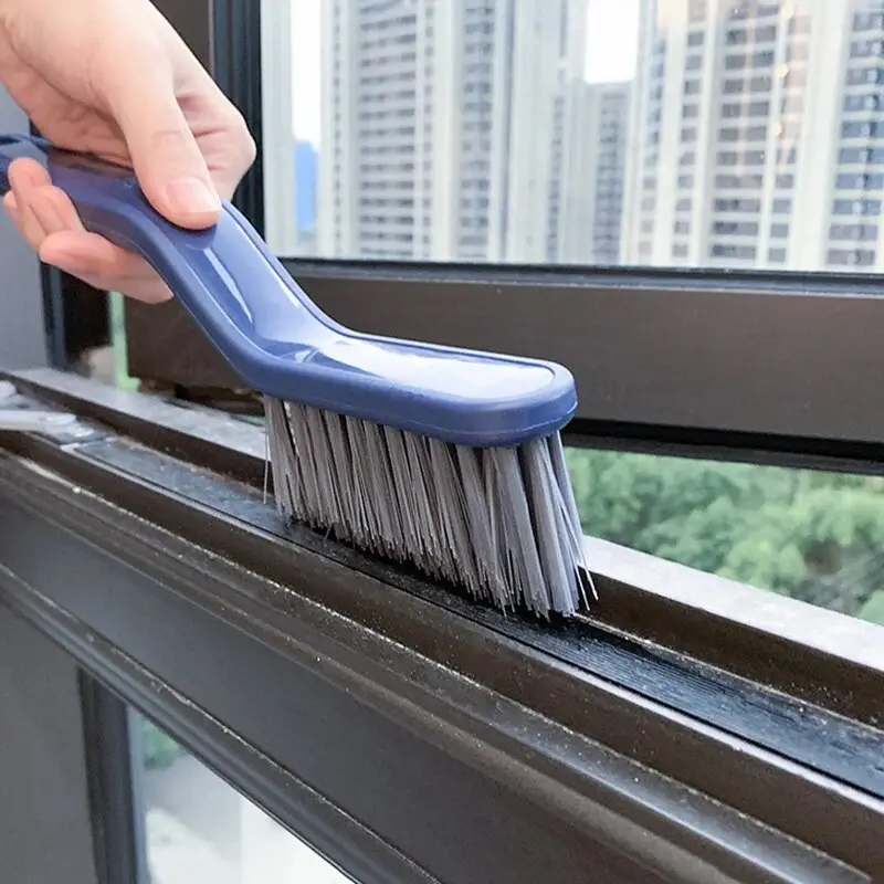 Cımbızlı Fırça Çok Amaçlı Kademeli Kesim Uçlu Banyo Klozet Kenarı Pencere Temizleme Aparatı 5