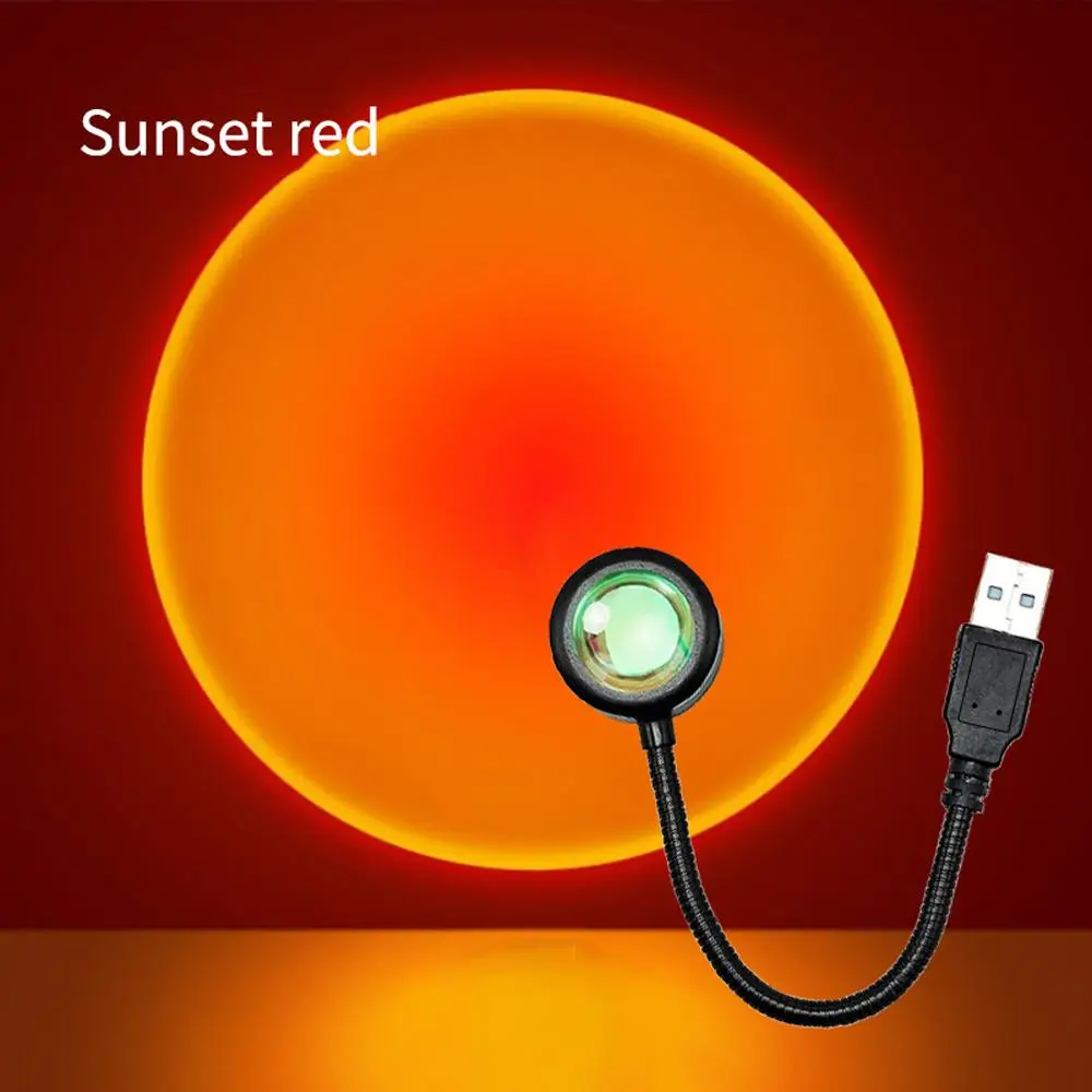 Taşınabilir USB Sunset Lamba: Ev ve Araba İçin Ambiyans Işığı 2