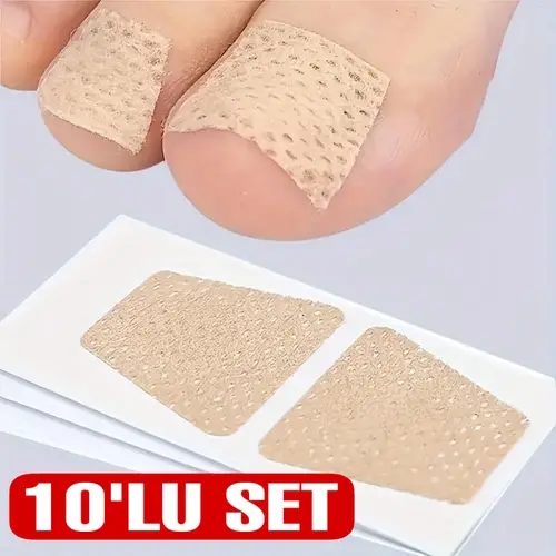 KOLAY UYGULANABİLİR AYAK TIRNAĞI ONARIM YAMASI (10"LU SET)