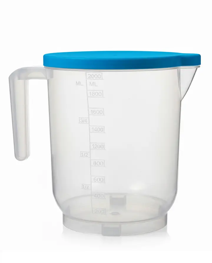 Pratik Mutfak Ölçü Kabı - 2 Litre Dereceli Şeffaf Hazne BPA Free 4
