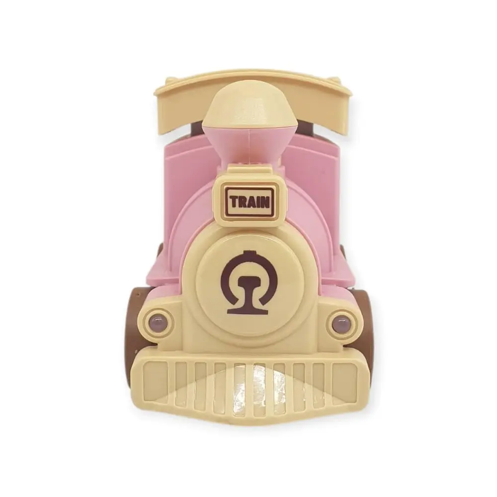 Oyuncak Tren Işıklı Sesli Bas Gitsin 14cm - PEMBE - 8068A - 1 ADET 4