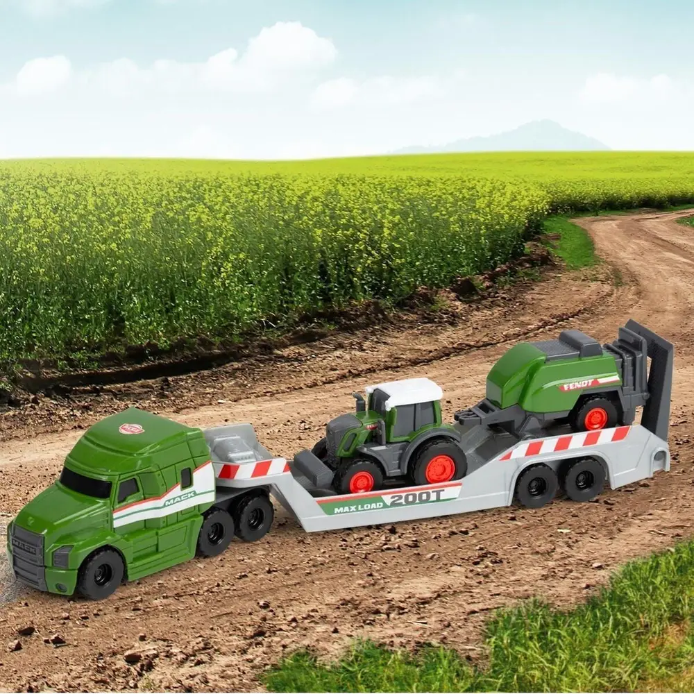 203735006 Fendt Micro Farm Truck
freewheel Mack Truck trailer with Fendt tract 5