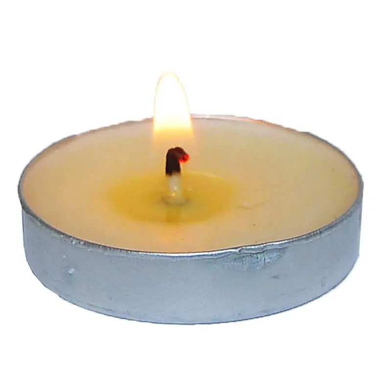 Tea Lights Beyaz Mum 5 li 1 Paket 4