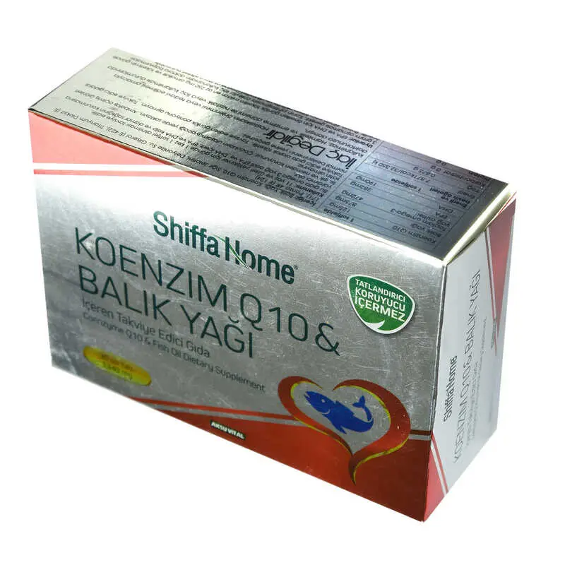 Shiffa Home Koenzim Q10 & Balık Yağı Yumuşak Jel 1340 Mg x 30 4