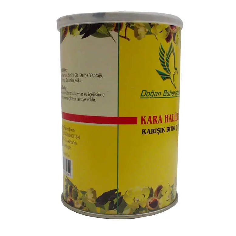 Kara Halileli Karışık sel Çay 100Gr Teneke Kutu 4