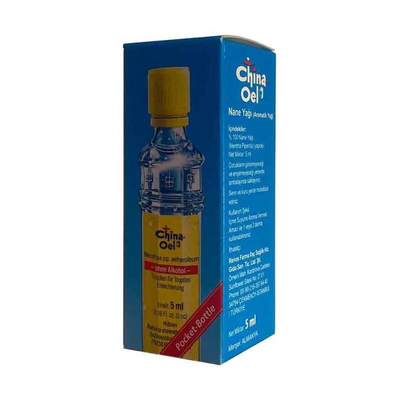 Çin Yağı 5 ML - Yüzde 100 Saf Doğal Nane Yağı 5