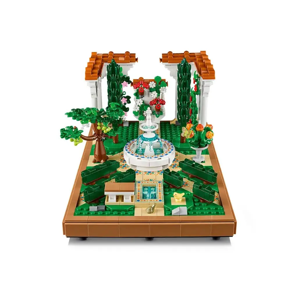 10359 Lego icons Çeşmeli Bahçe - Fountain Garden 1302 parça +18 yaş 4