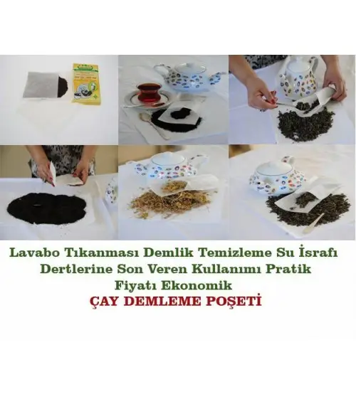 Ev Tipi Çay Demleme Poşeti 25Li Paket 2