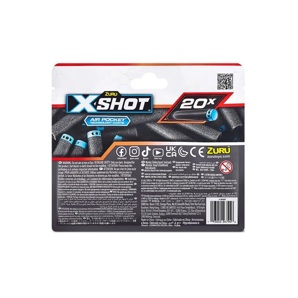 36587 Zuru X Shot 20 li Yedek Paket -Sunman 2