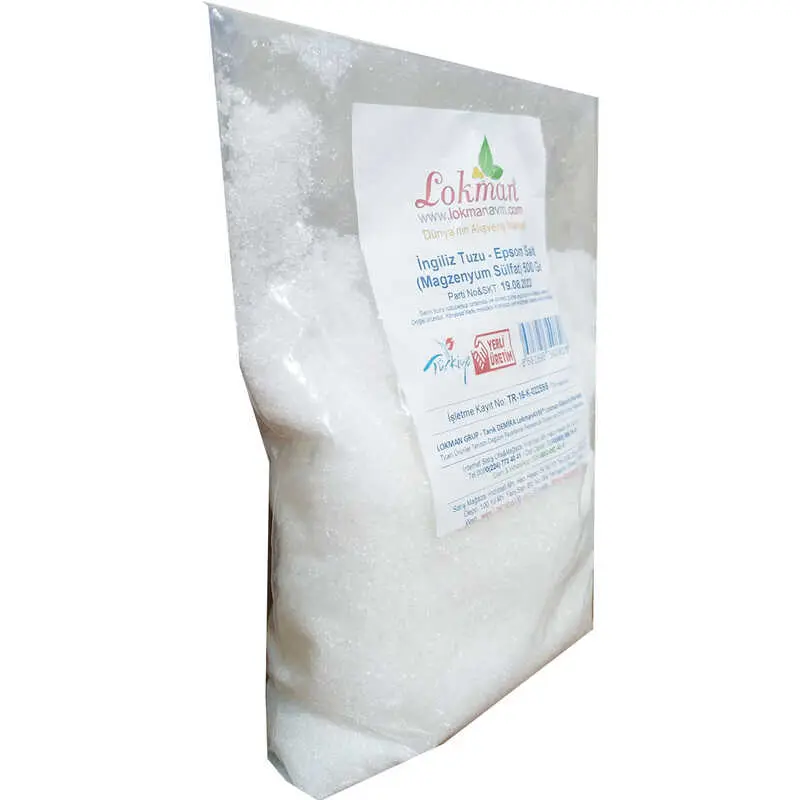 İngiliz Tuzu Yenilebilir Epsom Salt Magzenyum Sülfat 500 Gr 5